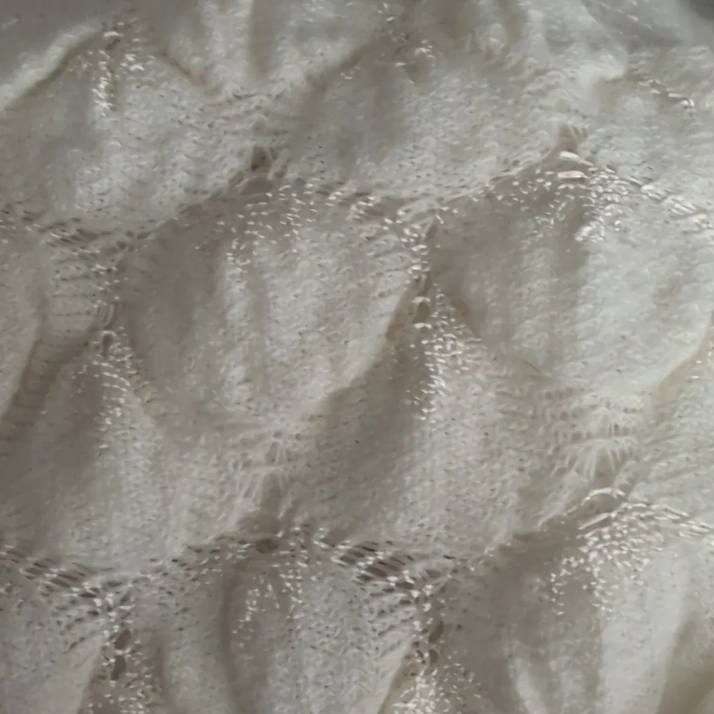 Antique‎ Vintage Hand Crochet Knit Heirloom Baby Blanket Throw
